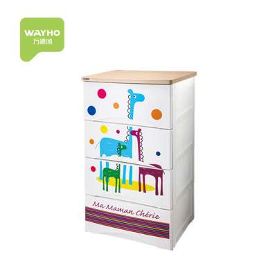 Corner new style baby bathroom plastic cabinet