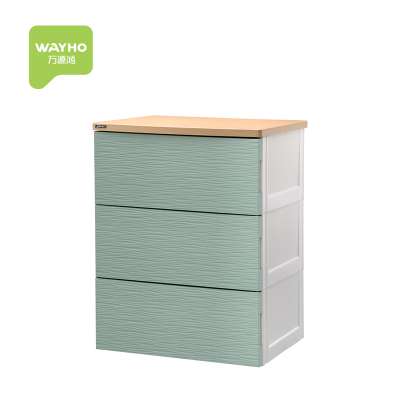 Bathroom kids clothes plastic drawers storage cabinet